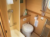 Bathroom with shower cubicle